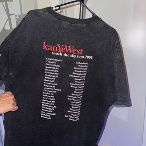 Black Kanye West Tour T-Shirt